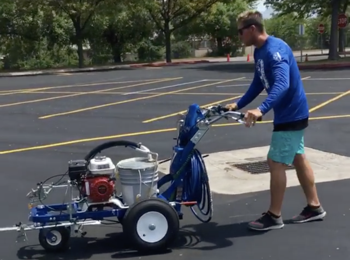 Parking Lot Striping Machine
